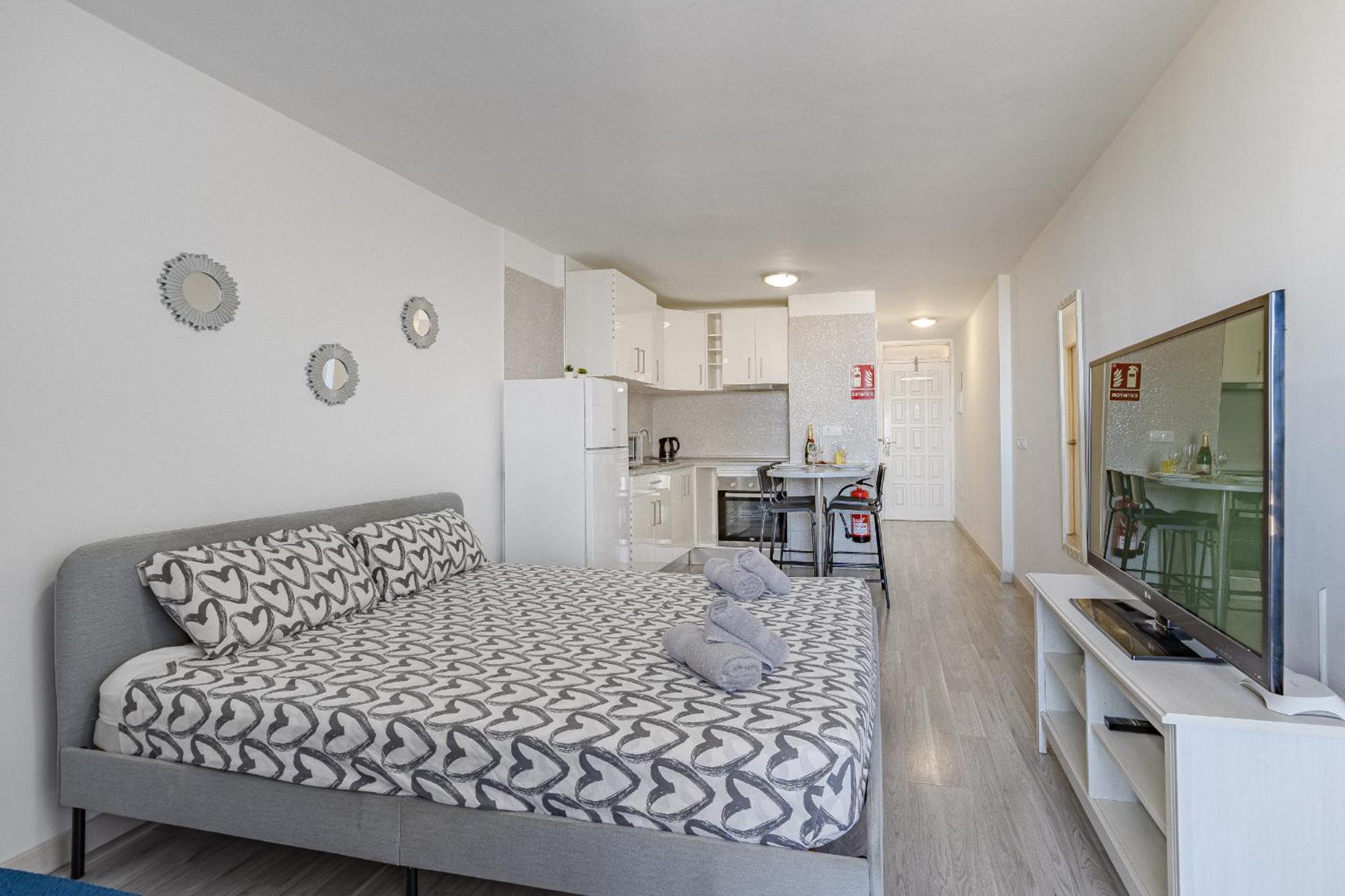 Ferienwohnung Complejo Borinquen Vista Al Mar Playa de las Américas Exterior foto