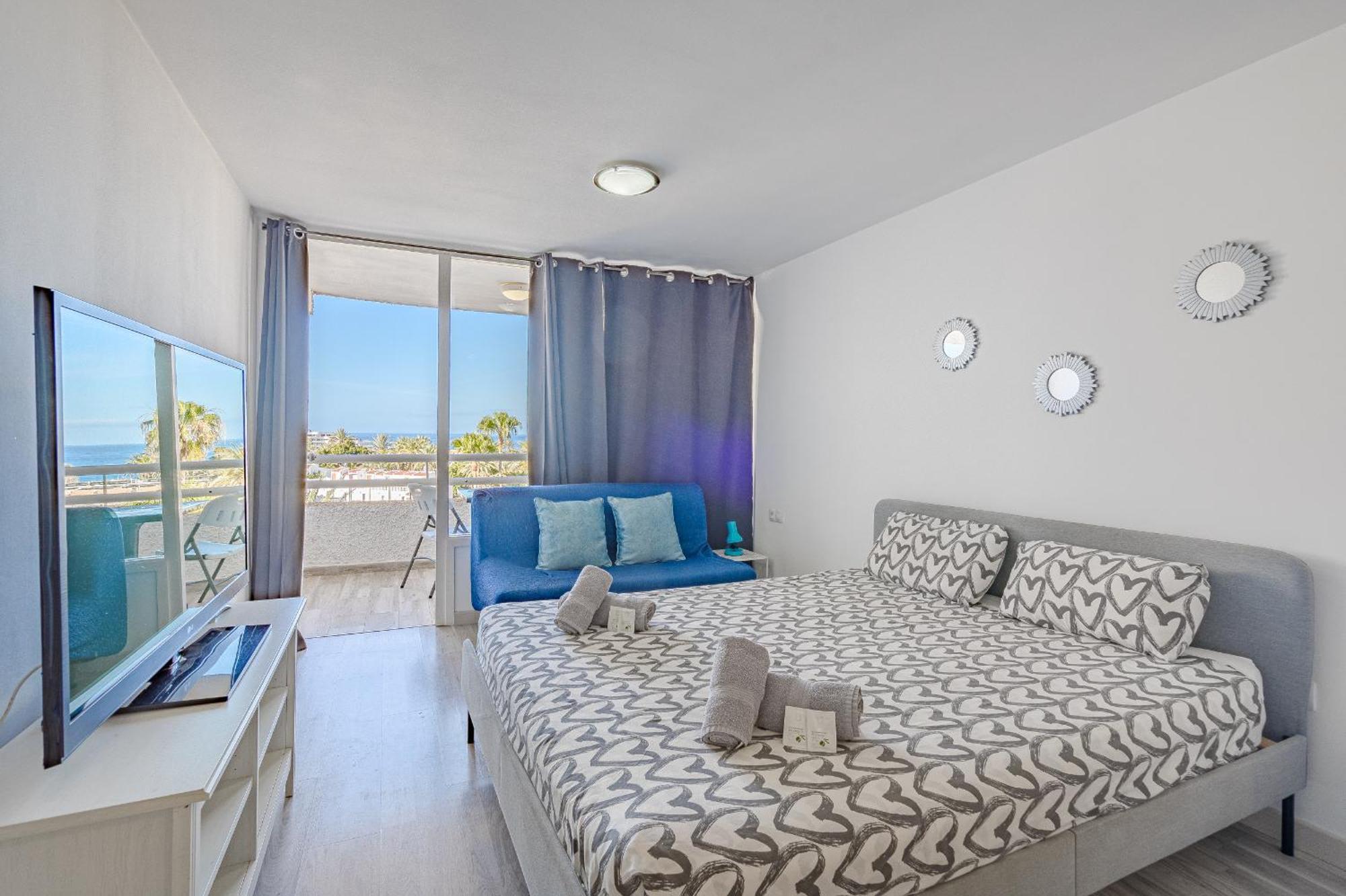 Ferienwohnung Complejo Borinquen Vista Al Mar Playa de las Américas Exterior foto